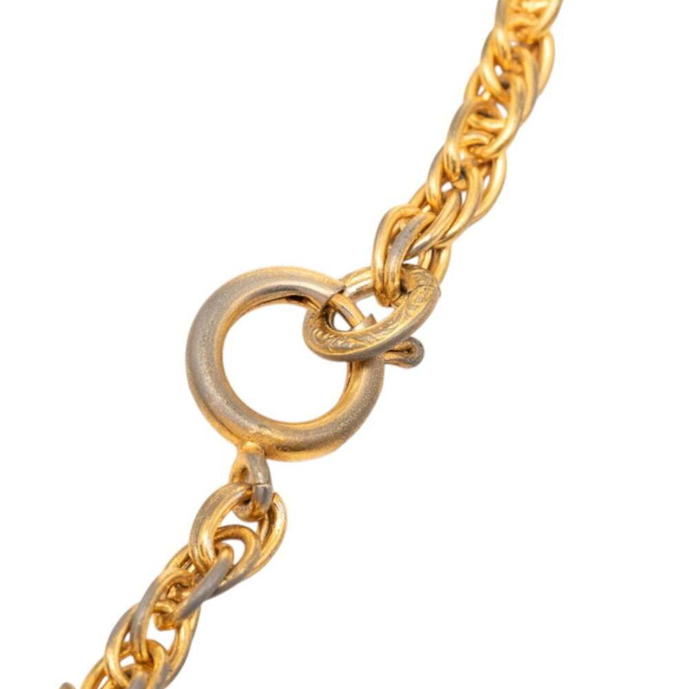 CHANEL Gold Logo Necklace - Picture 4 of 6